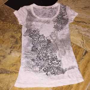 Miss Me white,gray &charcoal/silver &clear crystal